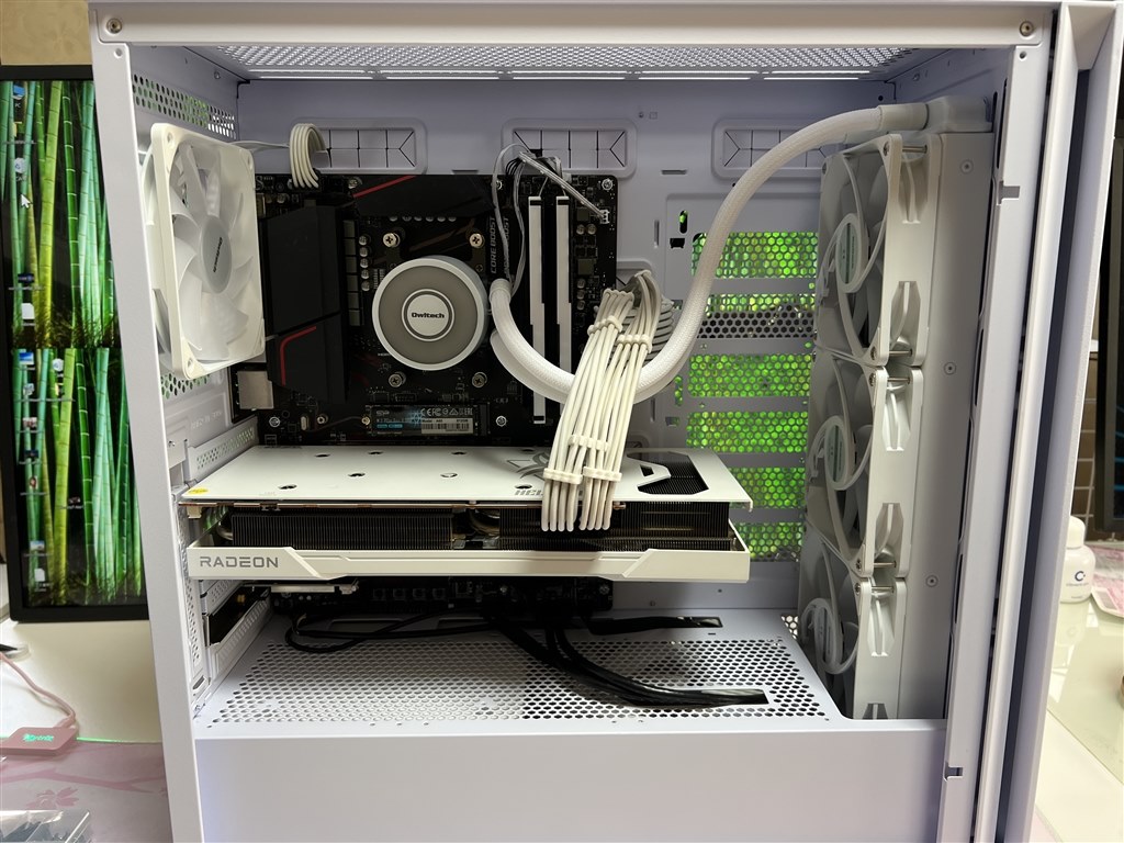 PC用ファン・クーラー OWL-LCP360ARGB-WH 水冷CPUクーラー PCケース内を彩るARGB LED搭載 120mm×3基 (OWL