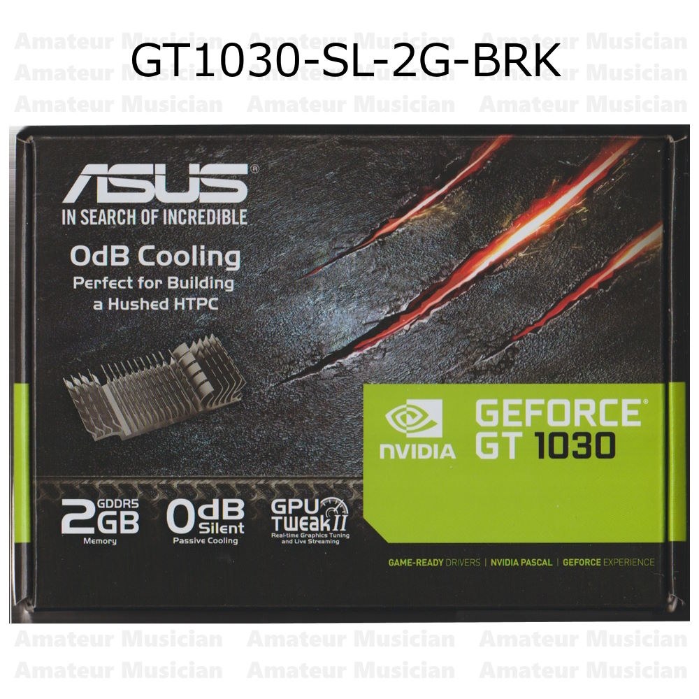 クオリティの高いビデオカード』 ASUS GT1030-SL-2G-BRK [PCIExp 2GB