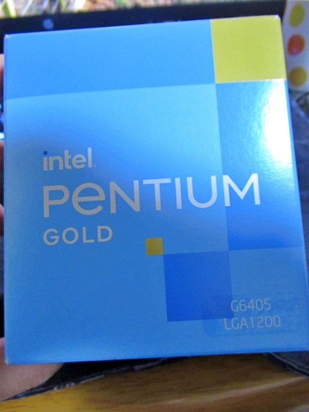 CPUINTEL Pentium Gold G6405 BOX【新品・未開封品】