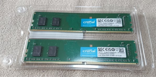 8GB 2枚組 crucial CT2K8G4DFRA32A DDR4スマホ/家電/カメラ