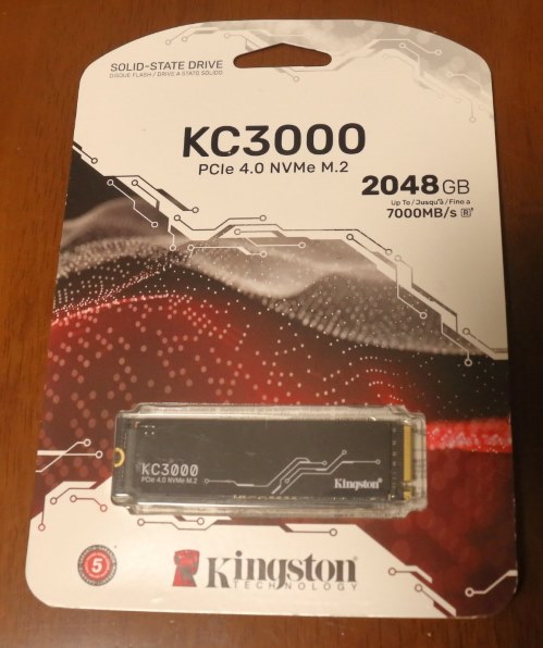 キングストン KC3000 PCIe 4.0 NVMe M.2 SSD SKC3000D/2048G 価格比較