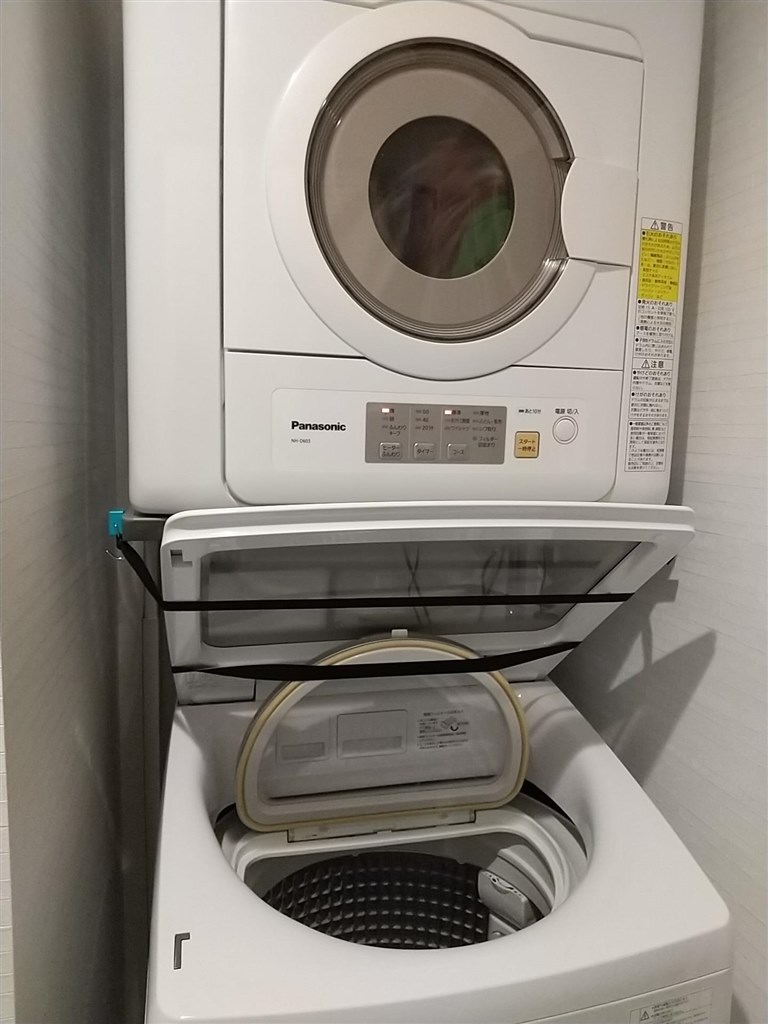衣類乾燥機 Panasonic NH-D603 2019年製 スタンド付き - 家具