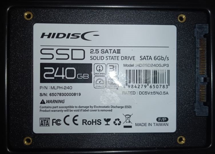 安いわりに期待通りに動いてくれたSSDです』 HI-DISC HDSSD240GJP3