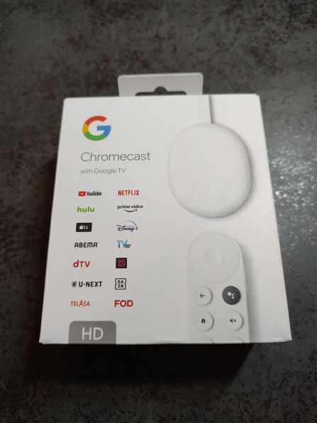 Google Chromecast with Google TV (HD) GA03131-JP [Snow]投稿画像 ...
