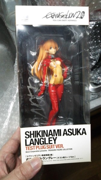 アスカ　フィギュア　トレジャーフィギュアコレクション　テスト用スーツ　エヴァ 式波・アスカ・ラングレー テスト用プラグスーツVer. 大迫力の1