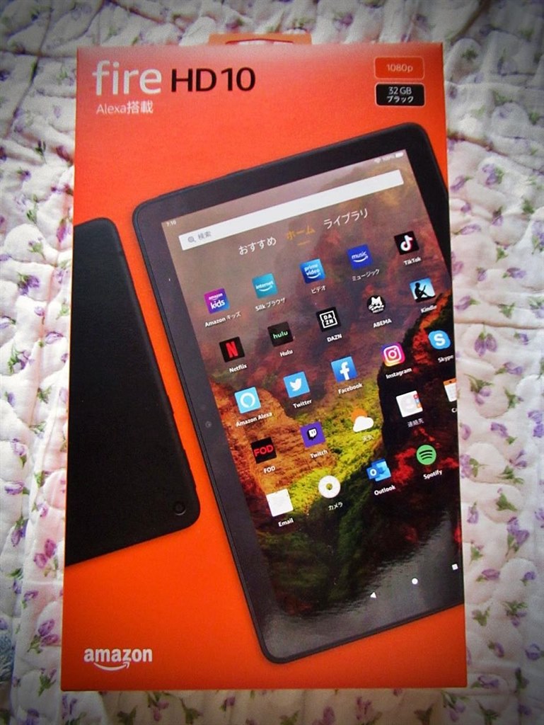 Amazon Fire HD 10 32G　（純正カバー付）