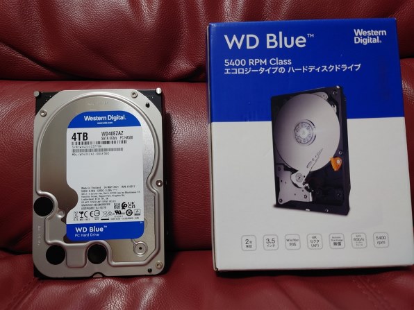 4TB HDD WESTERN DIGITAL WD40EZAZ　2個セット