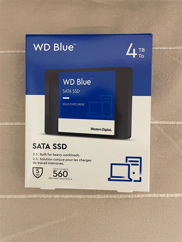安心のWD 4TB SATA SSD』 WESTERN DIGITAL WD Blue 3D NAND SATA
