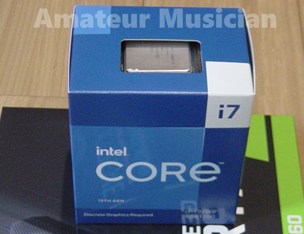使用期間20237〜20241Intel 第13世代CPU Core i7 13700F BOX