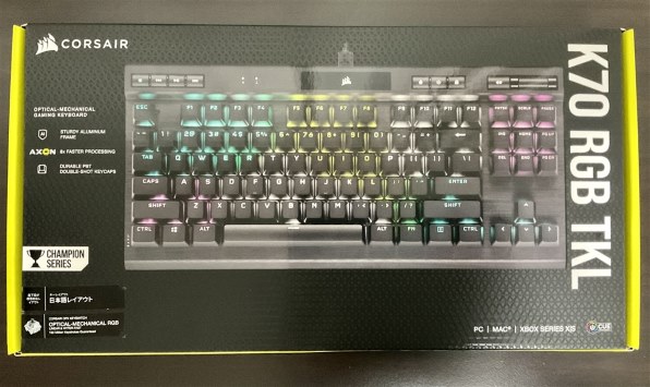 Corsair K70 RGB TKL CHAMPION OPX CH-911901A-JP [ブラック] 価格比較