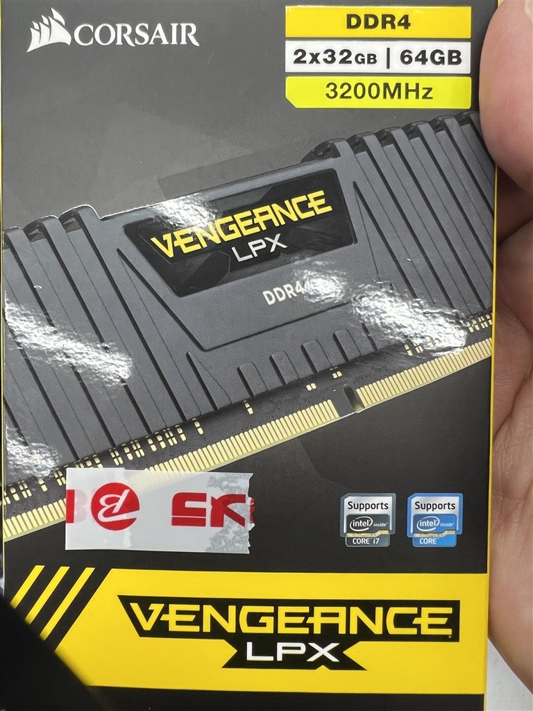 夢の64GBの世界へ』 Corsair CMK64GX4M2E3200C16 [DDR4 PC4-25600 32GB