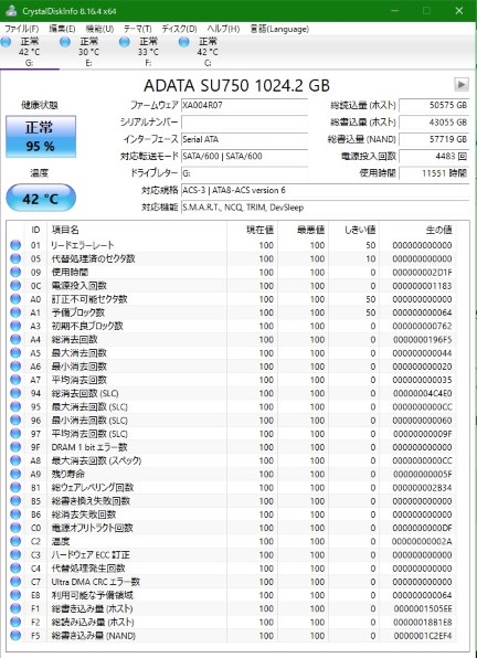 ADATA Ultimate SU750 ASU750SS-1TT-C 価格比較 - 価格.com