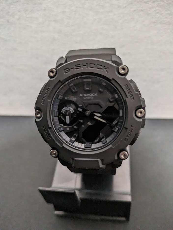 ひたすら黒いオールブラックモデル。』 カシオ G-SHOCK GA-2200BB-1AJF