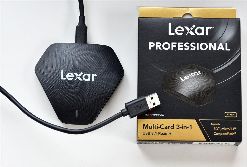 信頼できるカードリーダー』 Lexar LRW500URB [USB Type-C 3in1