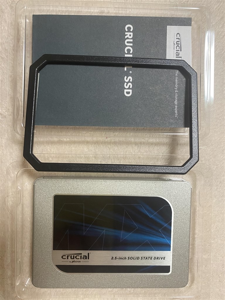 ジャンク品※ Crucial MX500 2.5 SSD 流石はCrucialブランドのSSDです