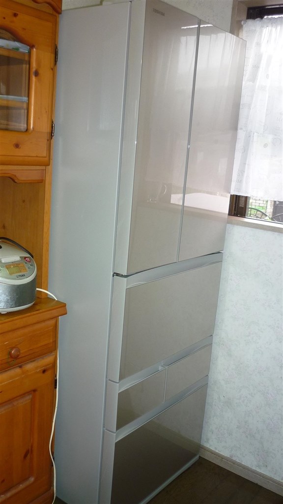 TOSHIBA冷蔵庫サテンゴールド