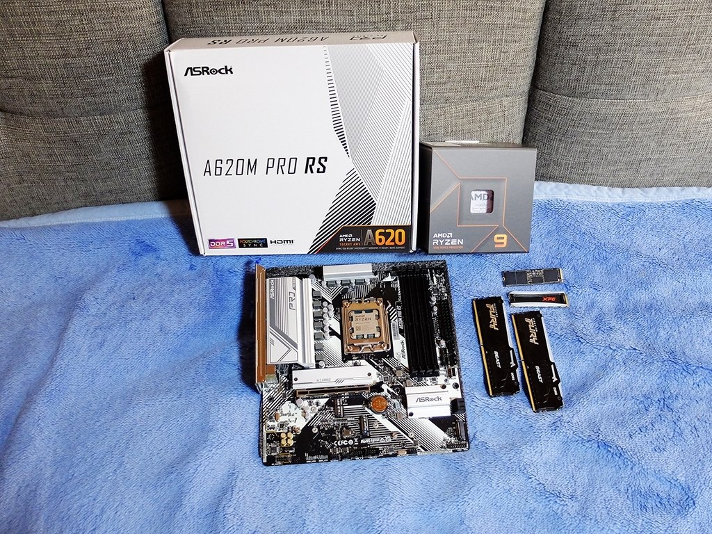なにをしてるのかって』 ASRock A620M Pro RS オリエントブルー