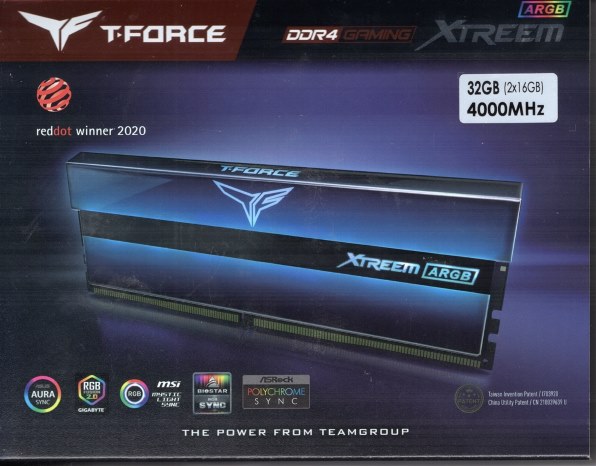 Team DDR4 32GB T-Force TEAMGROUP RGB : ARGB PC4-32000 (2x16GB