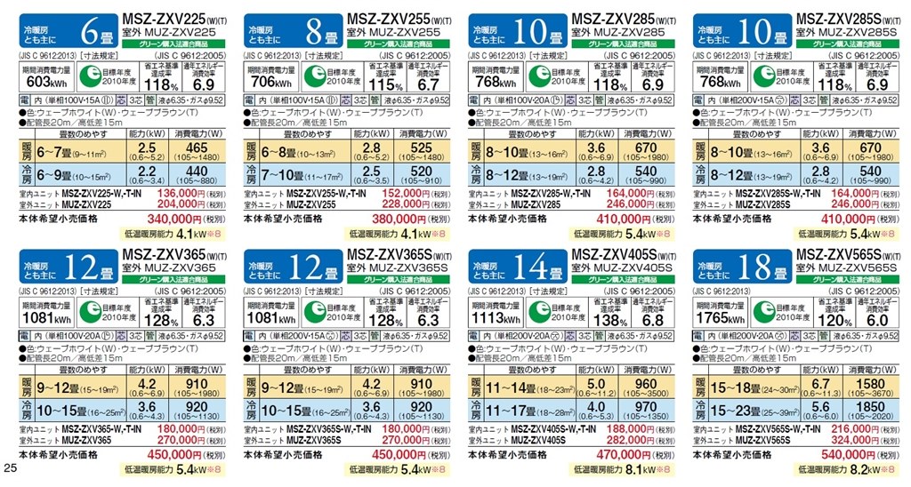 霧ヶ峰 [送料無料]三菱電機□MSZ-ZXV5622S(W)□ピュアホワイト