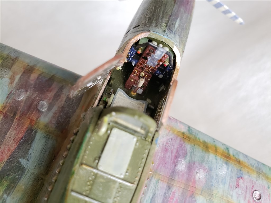 エンジンが座席の後ろ』 ハセガワ 1/48 P-400 エアラコブラ