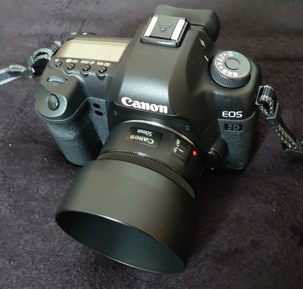 Canon EF50F1.8 2 プロテクトフィルター付き