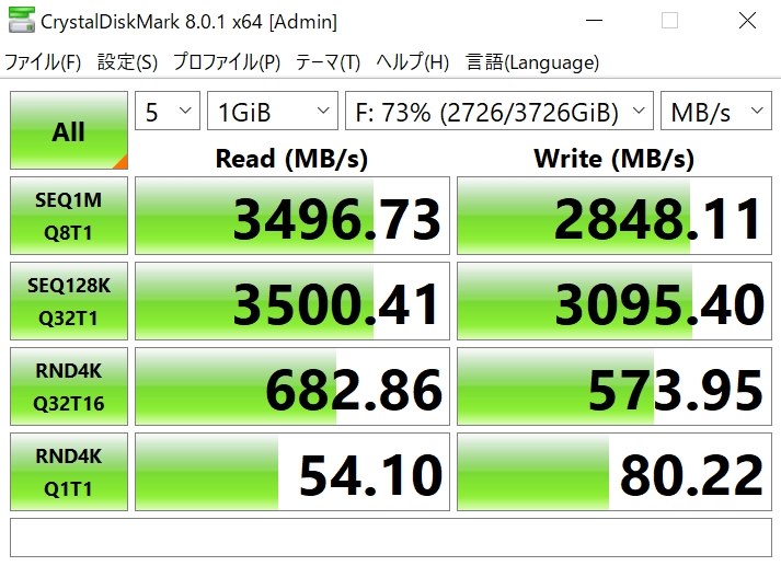 4tbのm.2』 crucial P3 Plus CT4000P3PSSD8JP basted31さんのレビュー