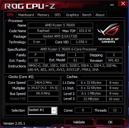 AMD Ryzen 5 7600X BOX 価格比較 - 価格.com