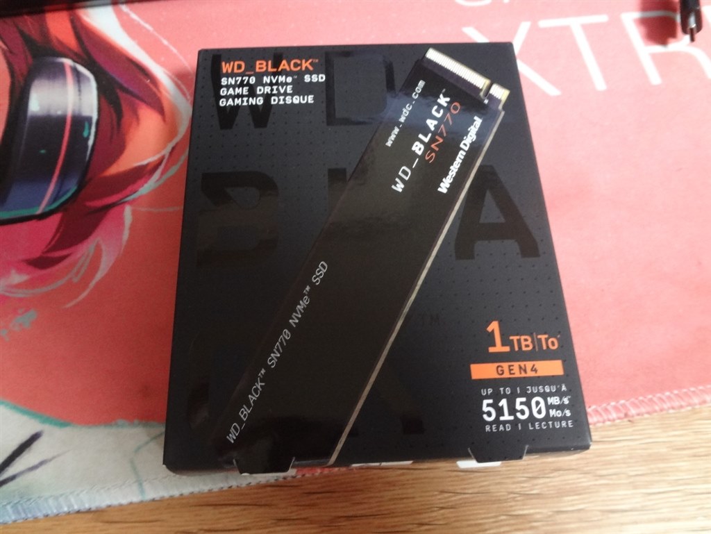 WDS100T3X0E WD BLACK SN770 NVMe SSDシリーズ WD Black SN770 シリーズ SSD WDS100T3X0E [M.2] 【PCパーツ】 WESTERN