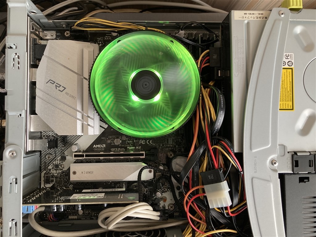 Ryzen 5 5600G / B550M Pro4 に使用』 COOLER MASTER A71C RR-A71C