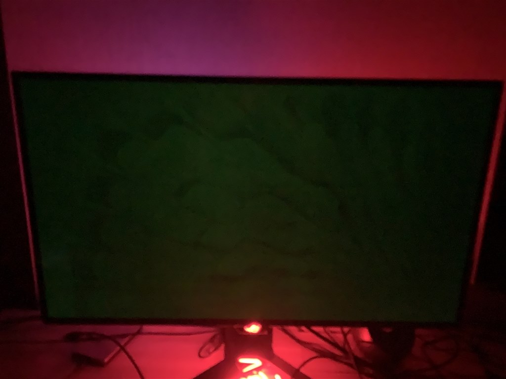 画面保持(焼き付きではない)がやばい&暗い場面で謎の模様』 ASUS ROG