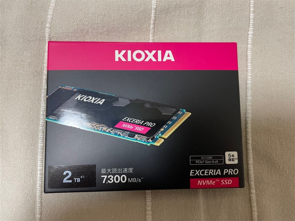 KIOXIAのGen4 SSD』 キオクシア EXCERIA PRO SSD-CK2.0N4P/J [ブラック 