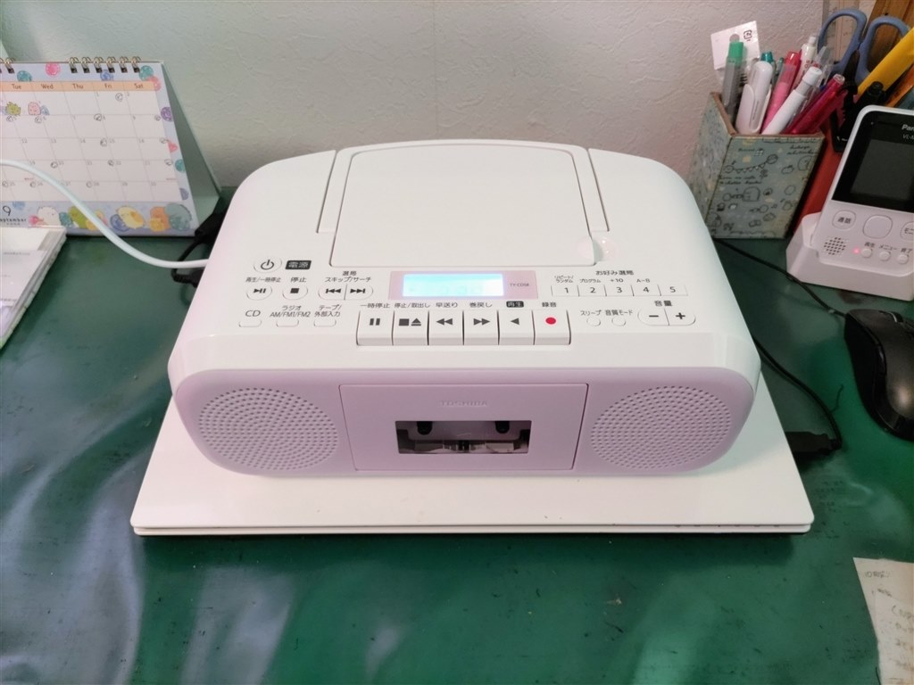 小さくてかわいいラジカセです。』 東芝 TY-CDS8(P) [ピンク] ふくいの