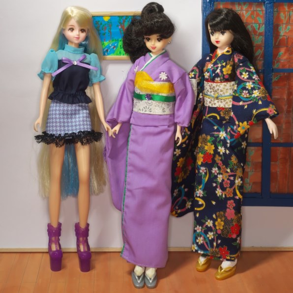 箱無し新品❤超希少1995年発売❤旧タカラジェニー　着物紫フルセット ジェニーさん復活しかし、単純には喜べません。』 タカラトミー リカ
