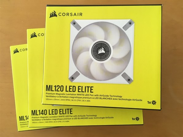 CORSAIR ML120 LED ELITE レッド 3個セット Buy Corsair ML120 LED