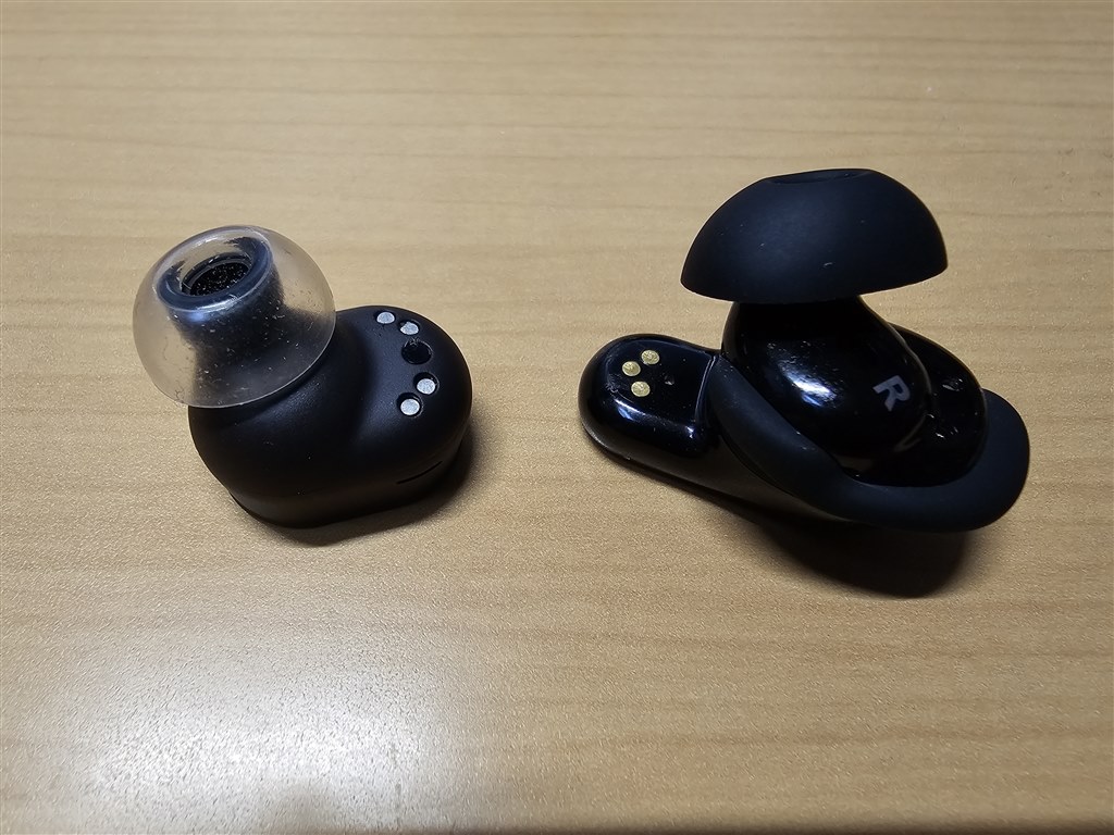 ヘッドホン DevIalet Gemini ii Matte Black Devialet Gemini II Black - Luxury Wireless Earbuds