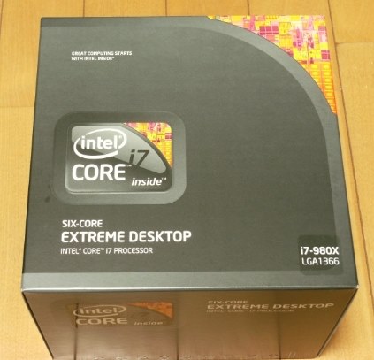 Core i7-980X Extreme Edition』 インテル Core i7 980X Extreme