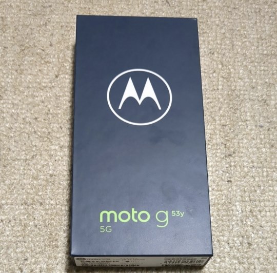 予備機に求められる要素』 MOTOROLA moto g53y 5G ワイモバイル