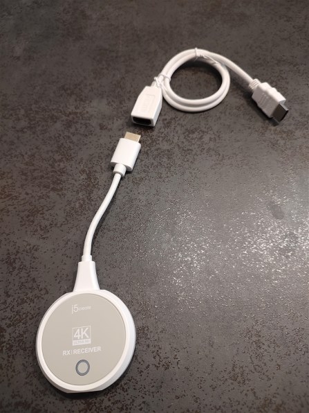 j5 create ScreenCast JVAW75 [ホワイト] JVAW75 JVAW75 4K ワイヤレス HDMIエクステンダー 1個 j5 create