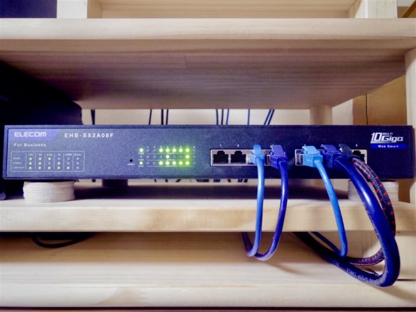 EHB-SX2A08F 8ポート10Gスイッチングハブ レイヤー2 10Gマルチギガ対応 Webスマートスイッチ - EHB-SX2A08F