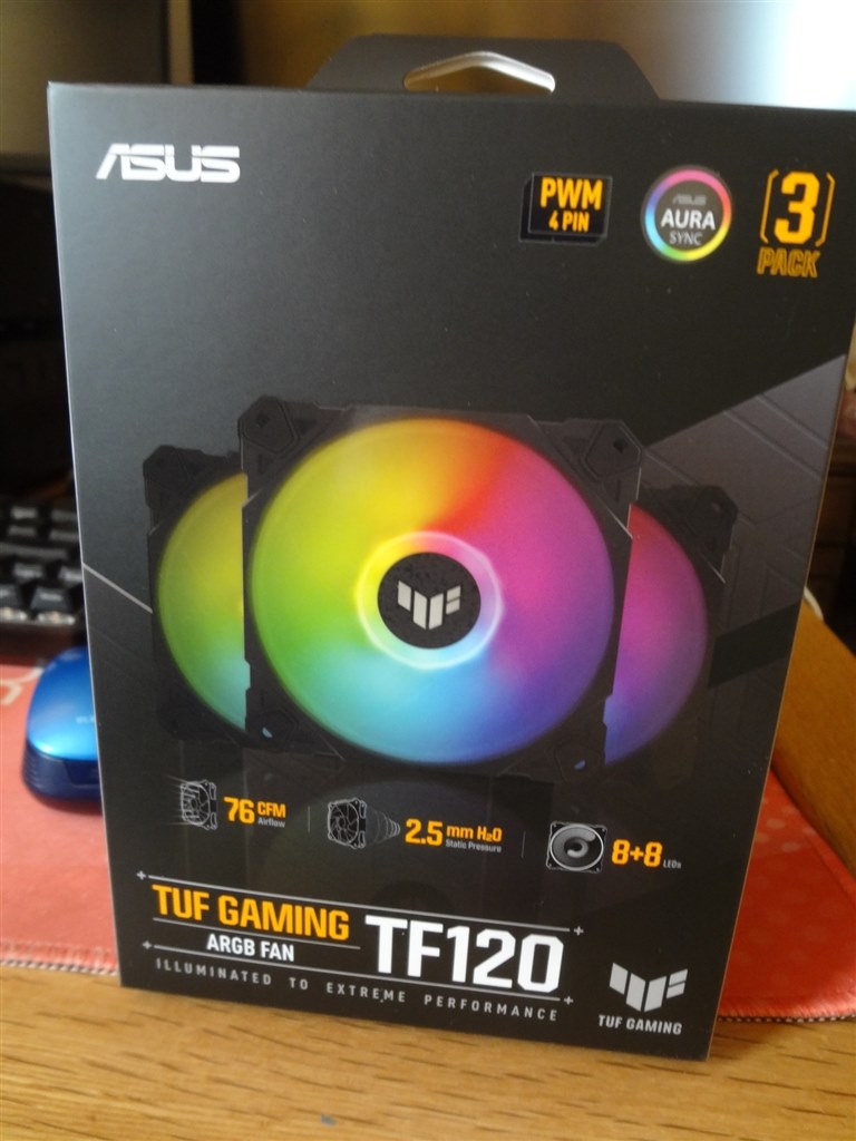 良いファンです。』 ASUS TUF GAMING TF120 ARGB 3IN1 [ブラック