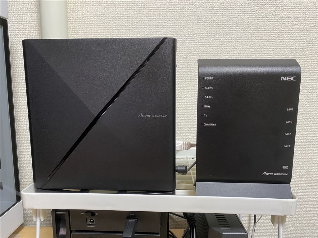 WiFiルーターNEC 無線LANルーター Aterm WX5400HP - ルーター