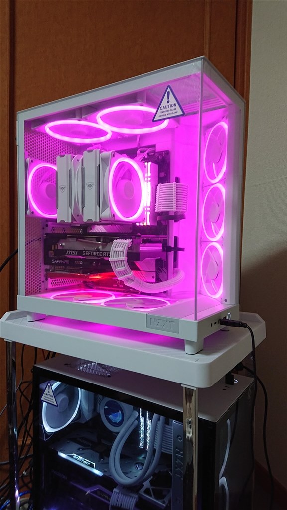 水冷クーラー専用』 NZXT H6 Flow RGB CC-H61FW-R1 [ホワイト] ちゃべ