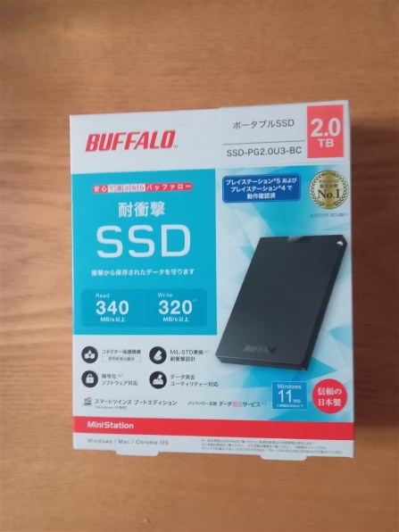 バッファロー SSD-PG2.0U3-BC/D [ブラック] 価格比較 - 価格.com