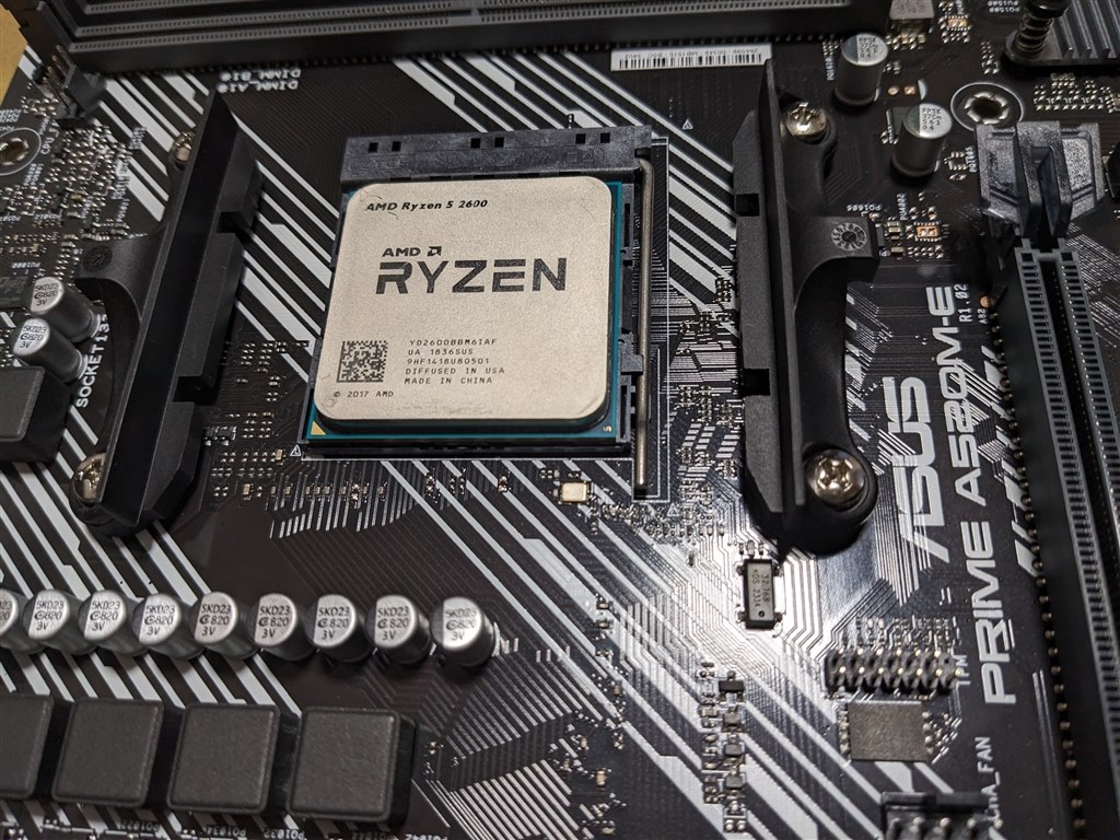 Ryzen 2000番台の動作を確認』 ASUS PRIME A520M-E