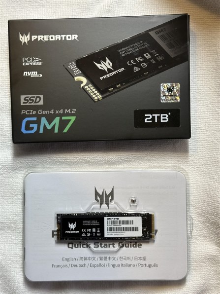 Acer Predator GM7 2TB レビュー評価・評判 - 価格.com