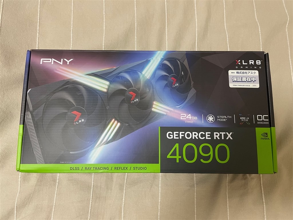 『見た目、性能共に流石の作りです』 PNY GeForce RTX 4090 24GB XLR8 ゲーミング VERTO EPIC-X RGB  オーバークロック トリプルファン VCG409024TFXXPB1-O [PCIExp 24GB] はじごんさんのレビュー評価・評判 - 価格.com