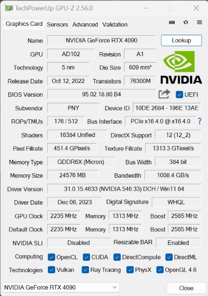 PNY GeForce RTX 4090 24GB XLR8 ゲーミング VERTO EPIC-X RGB PNY GeForce RTX 4090 24GB XLR8 ゲーミング VERTO EPIC-X RGB