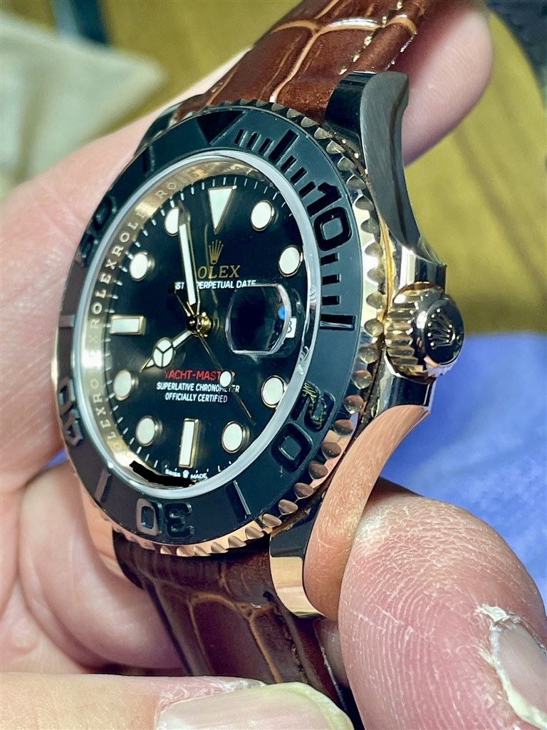 手が届いたゴールドウォッチ』 ロレックス ヨットマスター 126655