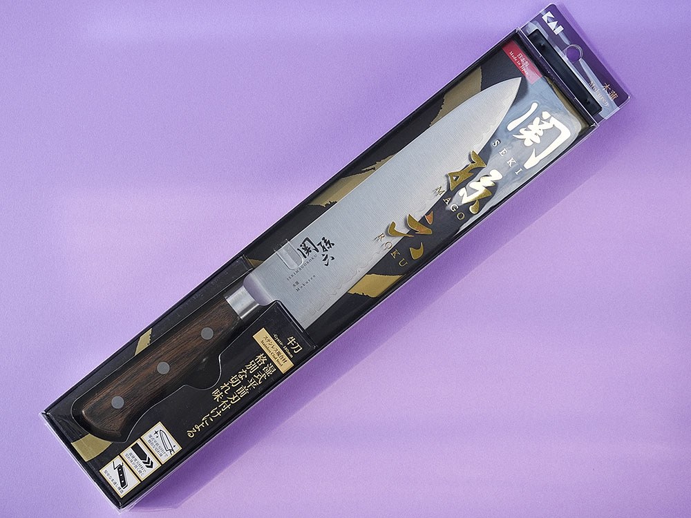 貝印の関孫六シリーズ、中の上、「木蓮」牛刀 (180mm)』 貝印 関