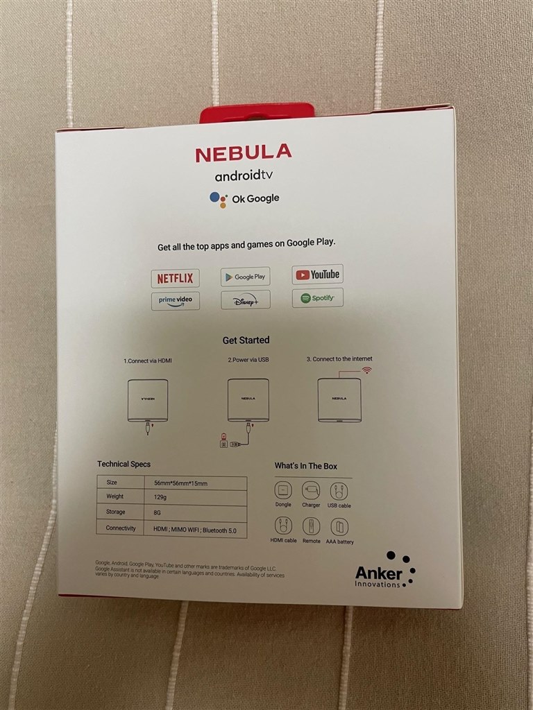 NEBULA Capsule Fire tv stick付き たけぽん様専用(Amazonが NEBULA Capsule Fire tv stick付き たけぽん様専用(Amazonが